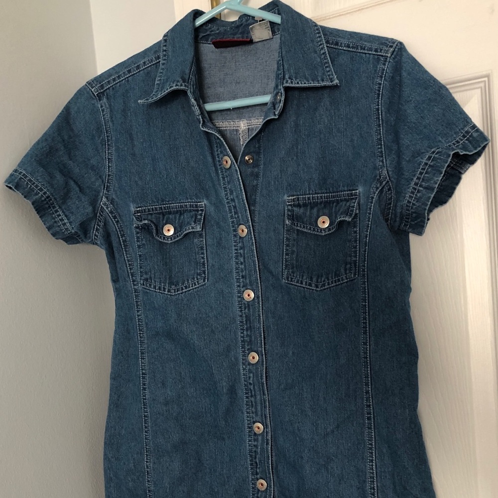 Vintage Blue Jean Old Navy Dress